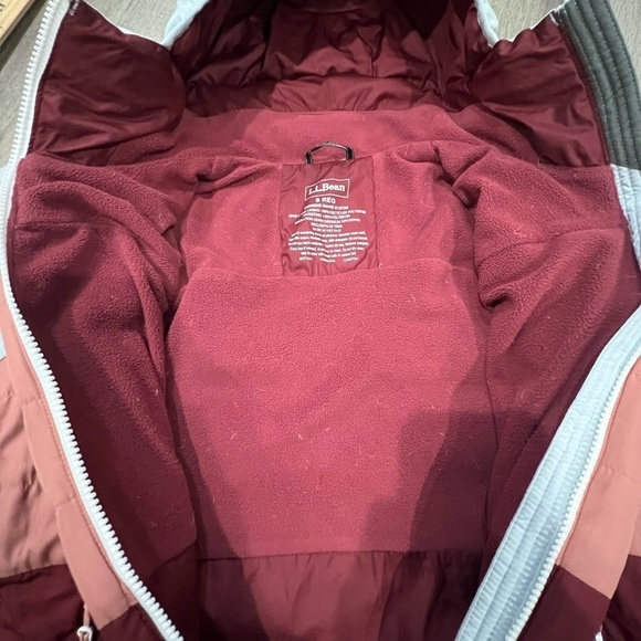 L.L.. Bean Women’s Small 650 Down Filled Puffer Packable Color Block Coat Jacket - Picture 10 of 13